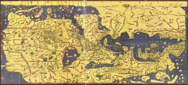 Copia de mapa del mundo de Al-Idrisi