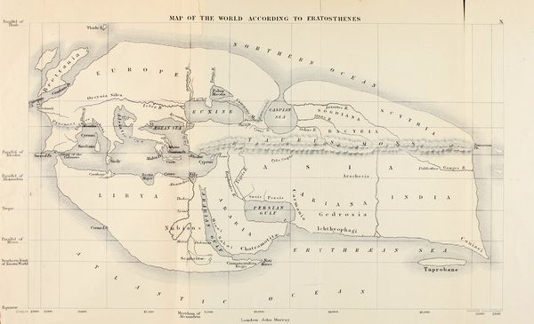 Reconstrucción del mapa terrestre de Eratóstenes