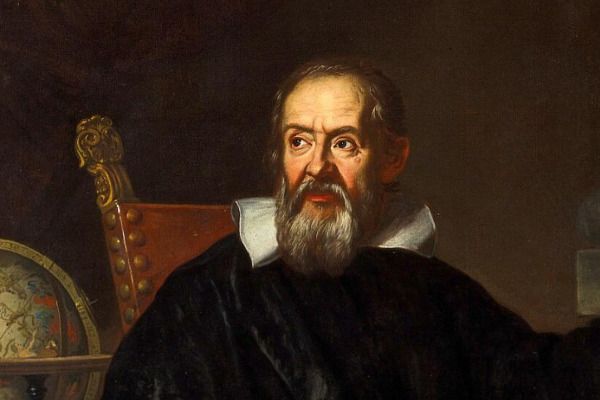 Pintura al óleo de Galileo Galilei