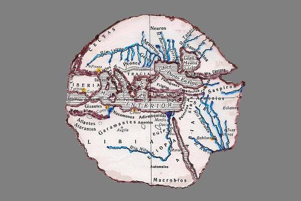 Reconstrucción del mapa terrestre de Anaximandro