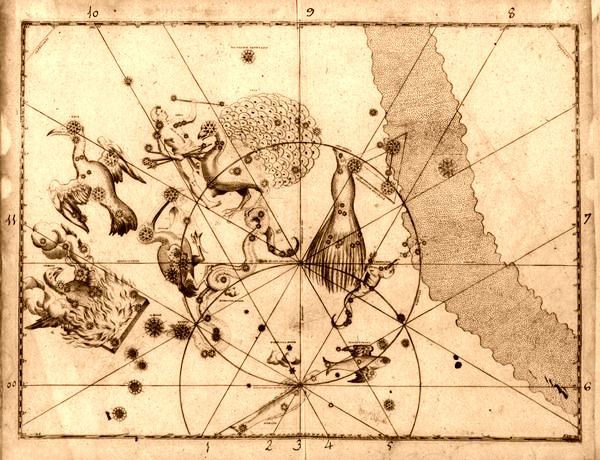 Las 12 constelaciones nuevas de Johann Bayer