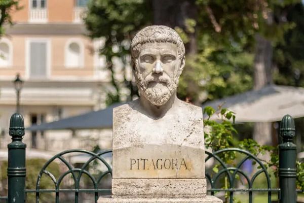 Busto de Pitágoras en Roma
