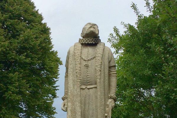 Estatua de Tycho Brahe en la isla de Ven