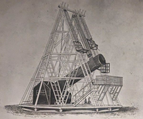 El «Telescopio de 40 pies» de William Herschel