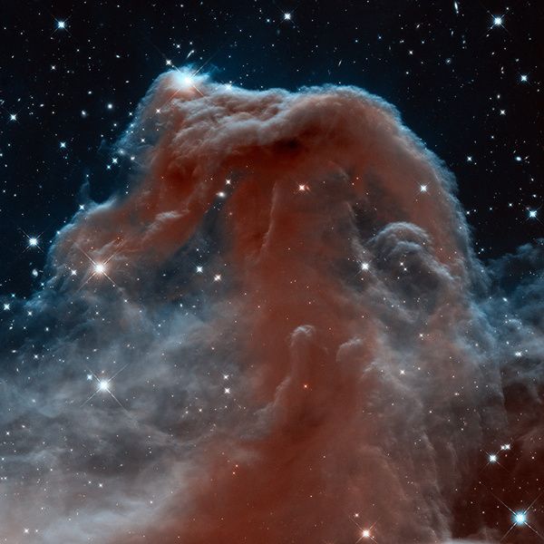 Foto de la nebulosa Cabeza de Caballo (B33)