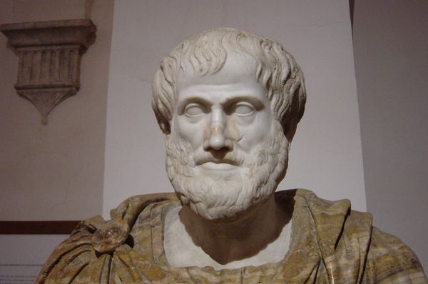 Busto de Aristóteles conservado en el Palazzo Altemps de Roma