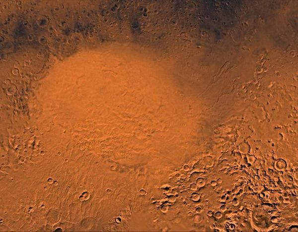 Hellas Planitia, el cráter más grande de Marte