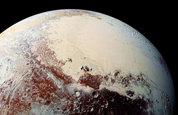 Plutón captado por la sonda New Horizons