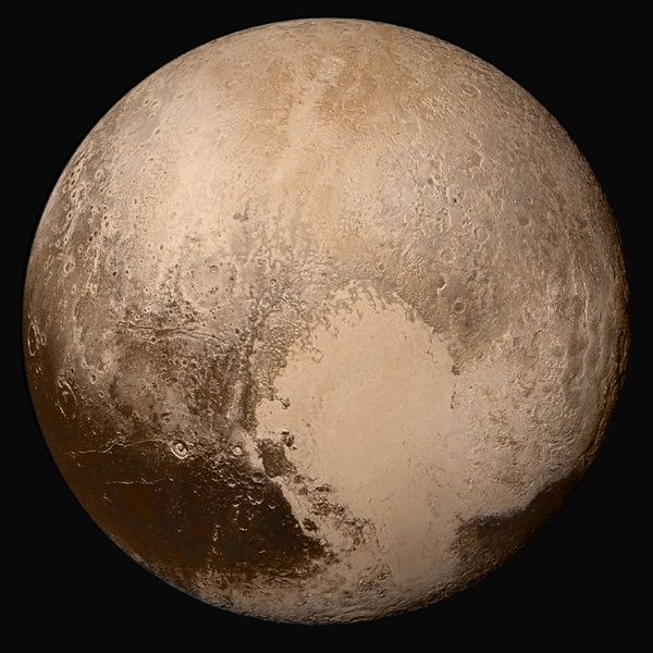 El planeta enano Plutón