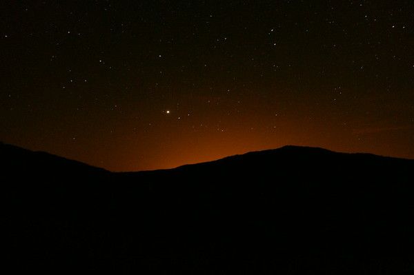 Vista de Júpiter en el firmamento