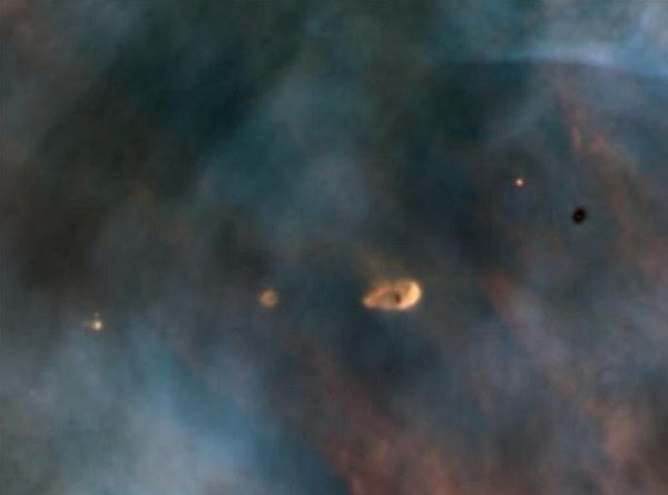 Discos protoplanetarios en la nebulosa de Orión