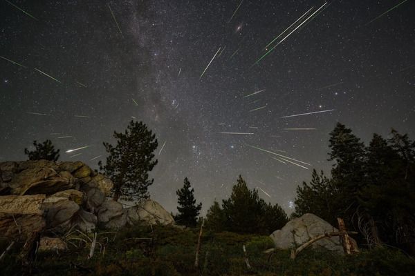 Foto de las «lágrimas de San Lorenzo» (Perseidas) del año 2023