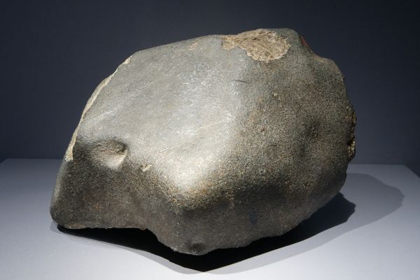 Foto del meteorito l'Aigle, caído en 1803