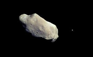 Foto de un asteroide